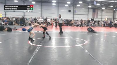56 lbs Round 5 - 4:00pm Saturday - Philip Espinosa, Cali Red vs Wyatt Sindone, Team Michigan