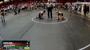 72 lbs Round 5 (8 Team) - Logan Lenix, Empyre WC Maroon vs Jordan Skodak, Xtreme Team