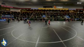 135 lbs Champ. Round 1 - Ireland Dyer, Omaha Westside Girls vs Delaney Kueter, Central DeWitt