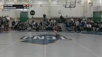 133 lbs Cons. Round 3 - Duncan Stadler, Johns Hopkins vs Max Rotter, Muhlenberg