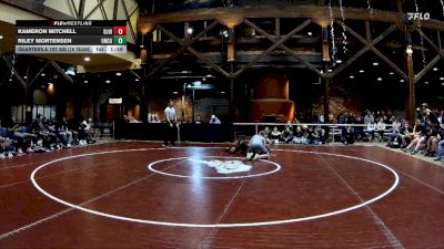 138 lbs Quarters & 1st Wb (16 Team) - Riley Mortensen, Union County vs Kameron Mitchell, Glenn Hills