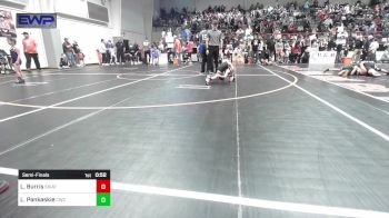 45 lbs Semifinal - Logan Burris, Skiatook Youth Wrestling vs Lane Pankaskie, Claremore Wrestling Club