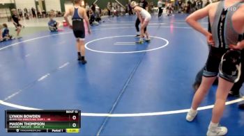 126 lbs Cross Bracket (8 Team) - Lynkin Bowden, Black Fox Wrestling Team 1 vs Mason Thompson, Kearney Matcats - Gold