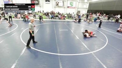 16U Boys - 138 lbs Cons. Round 4 - Daylen Davis, Cougar Wrestling Munford vs JACOB VANDERIET, Thoroughbred Wrestling Academy