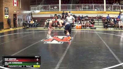 285 lbs Semifinal - Dillon Sorenson, Snow vs Ray Griffin, North Idaho College