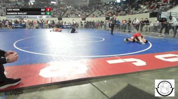 110 lbs Consi Of 4 - Levi Hook, Sulphur vs Kannon Guillet, Poteau