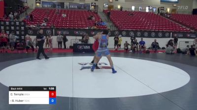 75 kg Cons Semis - Carter Temple, Greater Heights Wrestling vs Byson Huber, Texas