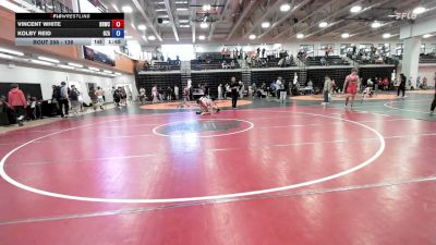138 lbs Cons. Round 5 - Vincent White, Big Red Wrestling Club vs Kolby Reid, Ozark