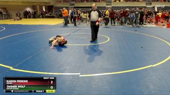 50 lbs Quarterfinal - Tanner Wolf, Grand Rapids vs Kaison Perkins, NRHEG