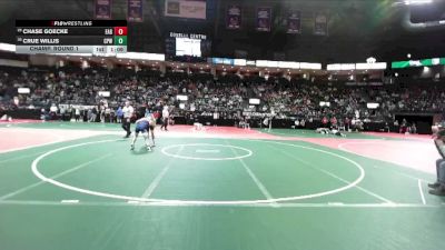 120 lbs Champ. Round 1 - Chase Goecke, EAG2 vs Crue Willis, CPWA