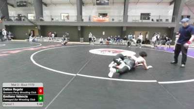 120 lbs Cons. Semis - Dalton Regehr, Bonners Ferry Wrestling Club vs Emiliano Valencia, Damaged Ear Wrestling Club