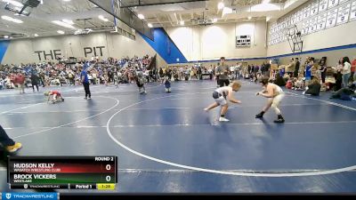 125 lbs Round 2 - Hudson Kelly, Wasatch Wrestling Club vs Brock Vickers, Westlake