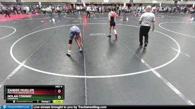 105 lbs Champ. Round 2 - Zander Mueller, Mollitium Wrestling Club vs Nolan Conway, Minnesota