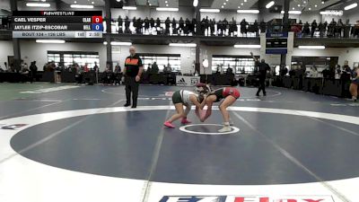 126 lbs Consi Of 16 #2 - Cael Vesper, Clarence vs Jaylee Itzip-Escobar, Bellport