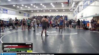 285 lbs Semifinal - Joseph Alaniz, Unattached vs Christian Molina, Open