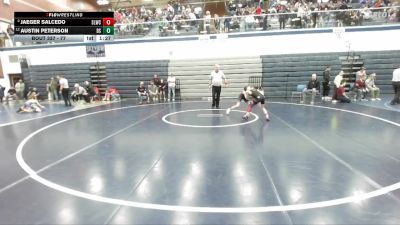 77 lbs 3rd Place Match - Austin Peterson, Declo Stingers vs Jaeger Salcedo, Sandpoint Legacy Wrestling Club