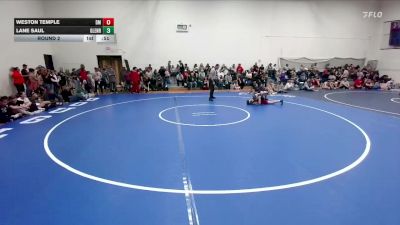99-104 lbs Round 2 - Weston Temple, Dean Morgan vs Lane Saul, Glenrock Intermediate Middle School