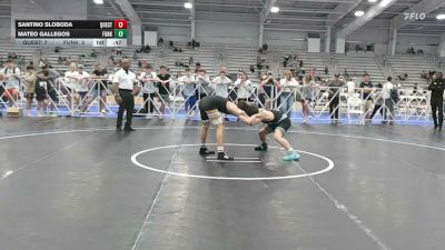 126 lbs Quarterfinal - Santino Sloboda, Quest School Of Wrestling Black - HSB vs Mateo Gallegos, Funk City - HSB