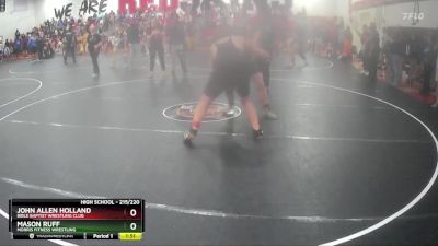 215/220 Round 2 - John Allen Holland, Bible Baptist Wrestling Club vs Mason Ruff, Morris Fitness Wrestling