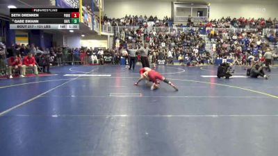 121 lbs R-32 - Seth Drennen, Parkersburg-WV vs Gabe Swann, Baylor-TN