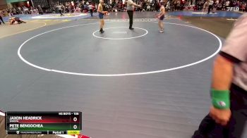 106 lbs Cons. Round 4 - Pete Bengochea, Lowry vs Jaxon Headrick, Shasta