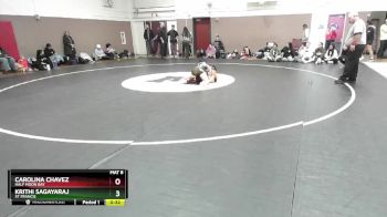 100 lbs Cons. Round 3 - Carolina Chavez, Half Moon Bay vs Krithi Sagayaraj, St Francis