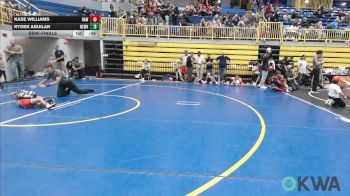 46 lbs Semifinal - Kase Williams, Raw Wrestling Club vs Ryder Aguilar, Newkirk Takedown Club