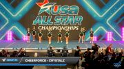 CheerForce - Crystalz [2019 Junior Novice 1 Day 1] 2019 USA All Star Championships