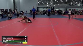 88 lbs Round 2 (4 Team) - Colton Schultz, Olympia vs Cole Lemovitz, CT Elite