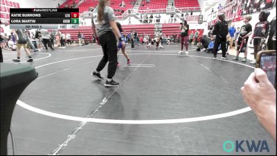 130 lbs Rr Rnd 5 - Katie Burrows, Lexington Wrestling Club vs Lora Martin, ARDMORE TAKEDOWN CLUB