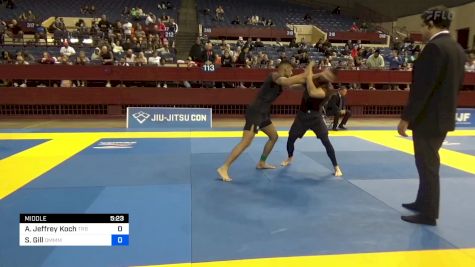 Andrew Jeffrey Koch vs Sumeet Gill 2024 Pan IBJJF Jiu-Jitsu No-Gi Championship