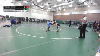 120 lbs Champ. Round 2 - Benicio Thome, Bishop Amat vs Dominic Garcia, Schurr
