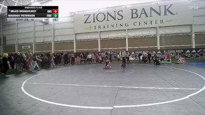 49 lbs Cons. Round 4 - Miles Bringhurst, Westlake Wrestling Club vs Maddox Peterson, Westlake Wrestling Club