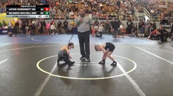 50 lbs Cons. Round 2 - Maximus Mitchell NW6, Shamrock Wrestling Club vs Axton Disbennett SE2, Vinton County Vikings