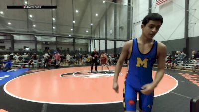 14U Boys Festival GR GR - 120-126 Cons. Semis - Amadeo Lopez, Whatcom Wrestling Academy vs Silvano Mancinas Trevizo, Victory Wrestling-Central WA