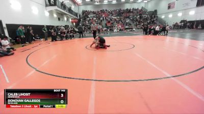 165 lbs Quarterfinal - Caleb Lihosit, Kennewick vs Donovan Gallegos, Richland