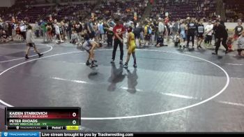 88 lbs Cons. Round 2 - Peter Rhoads, Victory Wrestling Club - VTC vs Kaiden Starkovich, Black Fox Wrestling Academy