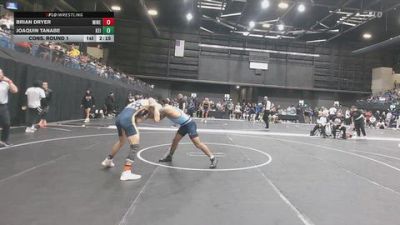 141 lbs Cons. Round 1 - Brian Dryer, Midland (Neb.) vs Joaquin Tanabe, Keiser University