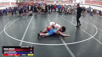 126 lbs Quarterfinal - Isaac Ekdahl, The Best Wrestler vs Jack McAuliff, MWC Wrestling Academy