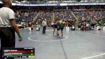 2A 285 lbs Cons. Round 2 - Joseph Trahan, Trinity vs Davante Barrington, Northeastern