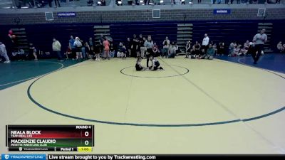 55 lbs Round 4 - MacKenzie Claudio, Payette Wrestling Club vs Neala Block, Team Real Life