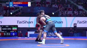 87 kg Final 3-5 - Achiko Bolkvadze, Georgia vs Yasin Ali Yazdi, Iran