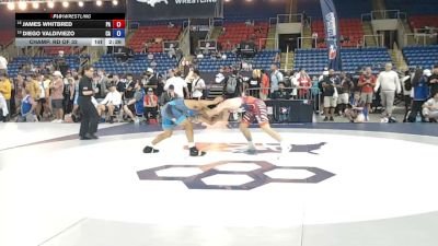 157 lbs Champ. Rd Of 32 - James Whitbred, Pennsylvania vs Diego Valdiviezo, California