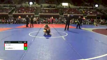 109 lbs Quarterfinal - Sophia Catt, Darkhorse Wrestling Club vs Allison LeBlanc, Powell Wrestling Club