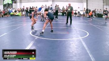 105 lbs Cons. Round 3 - Dylan Russo, Michigan Premier vs Jacob Rhodes, Wrestling University