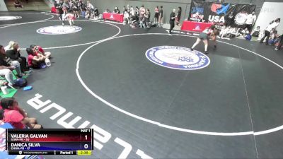 235 lbs Round 1 (16 Team) - Valeria Galvan, SJWA-FR vs Danica Silva, CMWA-FR