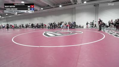Cons. Round 4 - Riley Meyer, Diamondville Wrestling Club vs Siera Becker, Sebolt Wrestling Academy