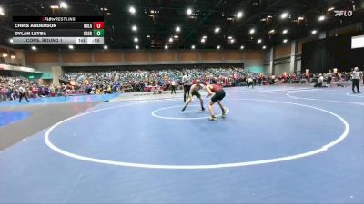 138 lbs Cons. Round 1 - Dylan Leyba, Casa Grande vs Chris Anderson, North Lake