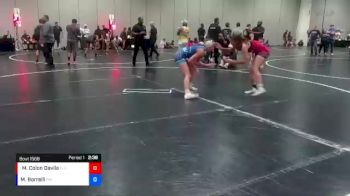 122 lbs 1st Place Match - Mayangelie Colon Davila, Florida vs Milana Borrelli, Florida