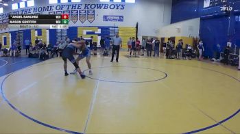 157 lbs 1st Place Match - Angel Sanchez, Wellington Community Hs vs Mason Griffith, Wellington Community Hs